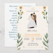 Faire-part de mariage (Devant / Derrière)