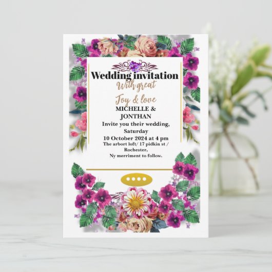 Faire-part de mariage (Debout devant)