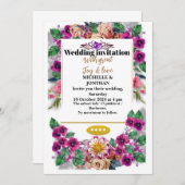 Faire-part de mariage (Devant / Derrière)