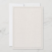 faire-part de mariage (Dos)