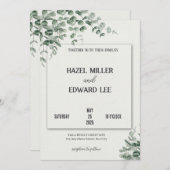 faire-part de mariage (Devant / Derrière)