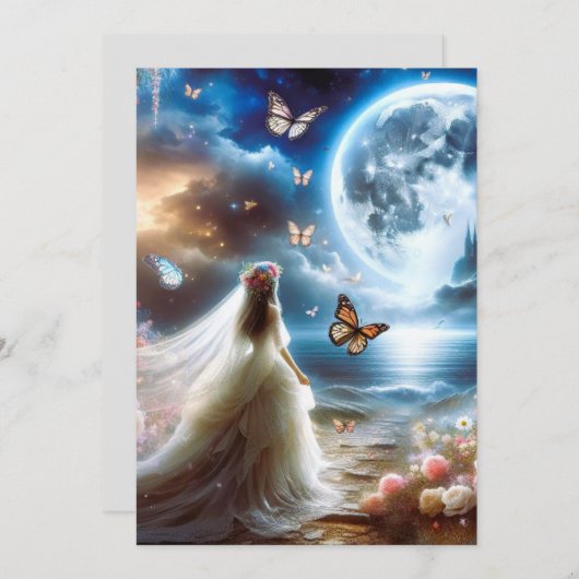 Faire-part de mariage (Devant / Derrière)