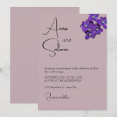 Faire-part de mariage (Devant / Derrière)