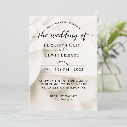 Faire-part de mariage (Debout devant)