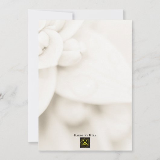 Faire-part de mariage (Dos)