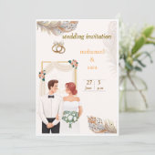 faire-part de mariage  (Debout devant)