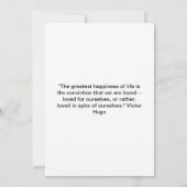 faire-part de mariage (Dos)