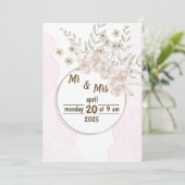 Faire-part de mariage (Debout devant)