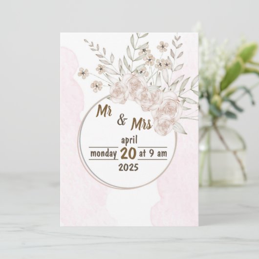 Faire-part de mariage (Debout devant)