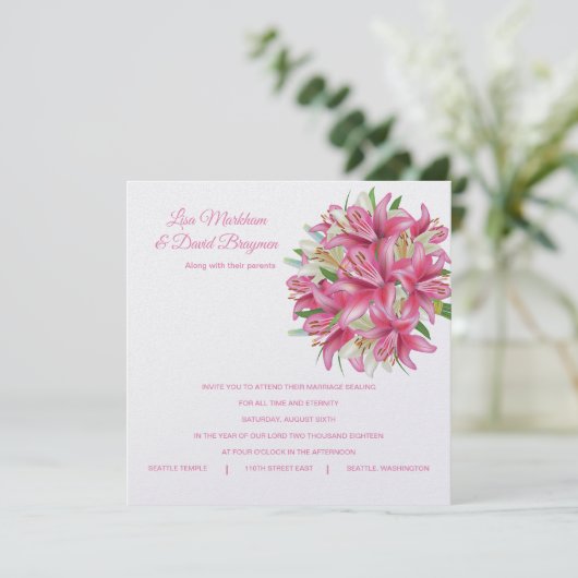 Faire-part de mariage (Debout devant)