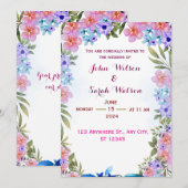 Faire-part de mariage (Devant / Derrière)