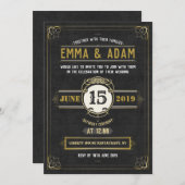 Faire-part de mariage (Devant / Derrière)