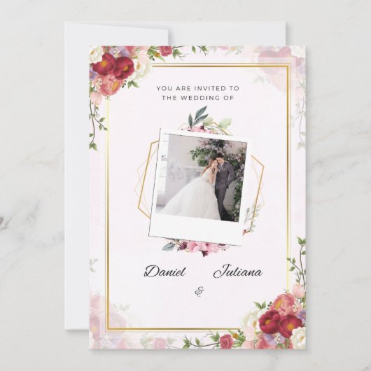 faire-part de mariage (Devant)