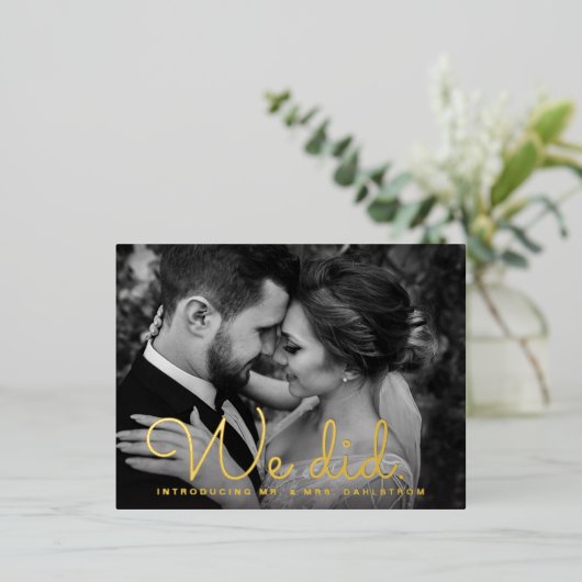 Faire-part de mariage (Debout devant)