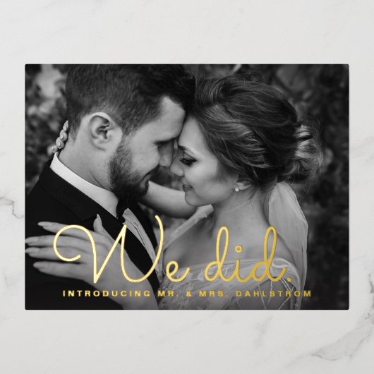 Faire-part de mariage (Recto)