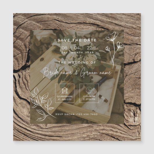 faire-part de mariage (Devant)