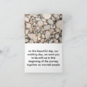 faire-part de mariage (Intérieur)