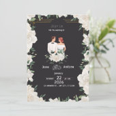 faire-part de mariage (Debout devant)