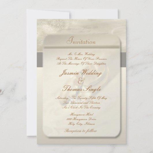 Faire-part de mariage (Devant)