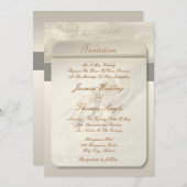 Faire-part de mariage (Devant / Derrière)