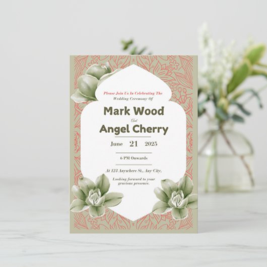 Faire-part de mariage (Debout devant)