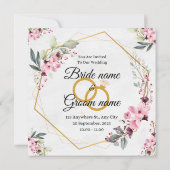 faire-part de mariage (Dos)