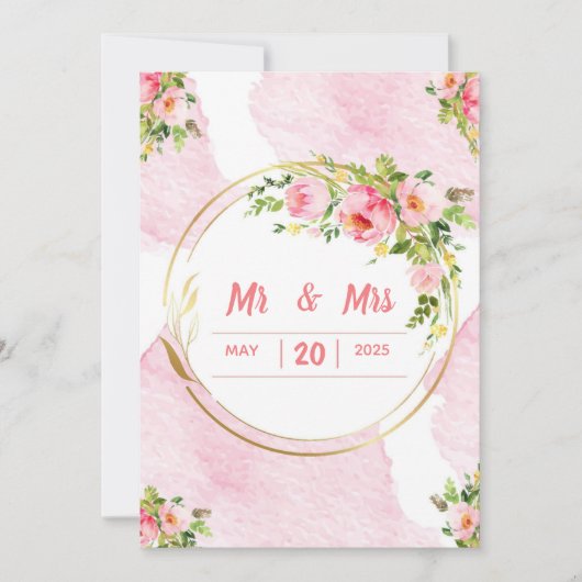 Faire-part de mariage (Devant)