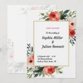 faire-part de mariage (Devant / Derrière)