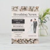 faire-part de mariage (Debout devant)