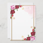 Faire-part de mariage (Dos)