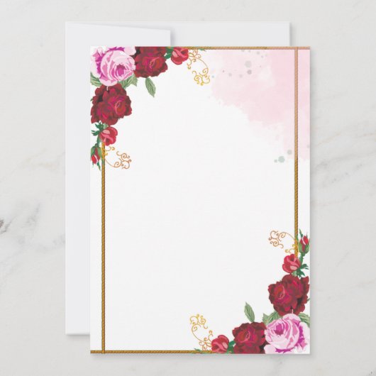 Faire-part de mariage (Dos)