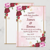 Faire-part de mariage (Devant / Derrière)