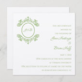 Faire-part de mariage (Devant / Derrière)