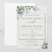 Faire-part de mariage (Devant / Derrière)