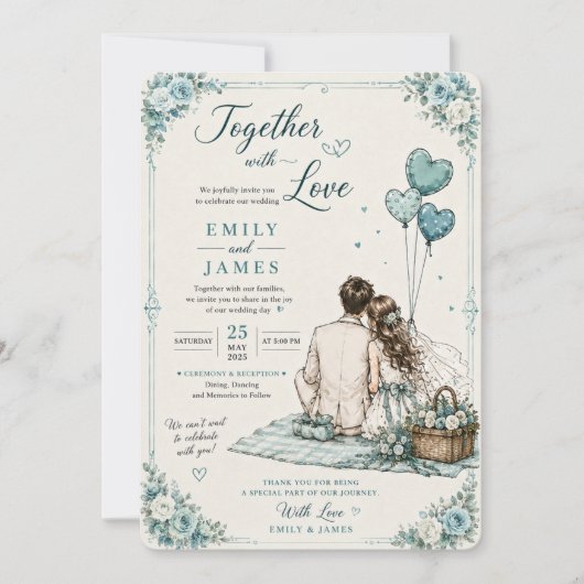 Faire-part de mariage (Devant)