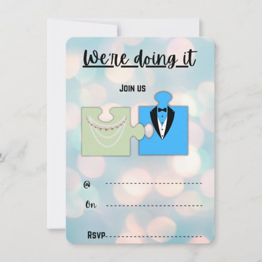 Faire-part de mariage (Devant)