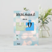 Faire-part de mariage (Debout devant)