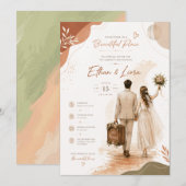 faire-part de mariage (Devant / Derrière)