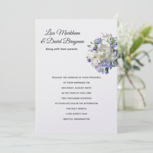 Faire-part de mariage (Debout devant)