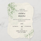 Faire-part de mariage (Devant / Derrière)