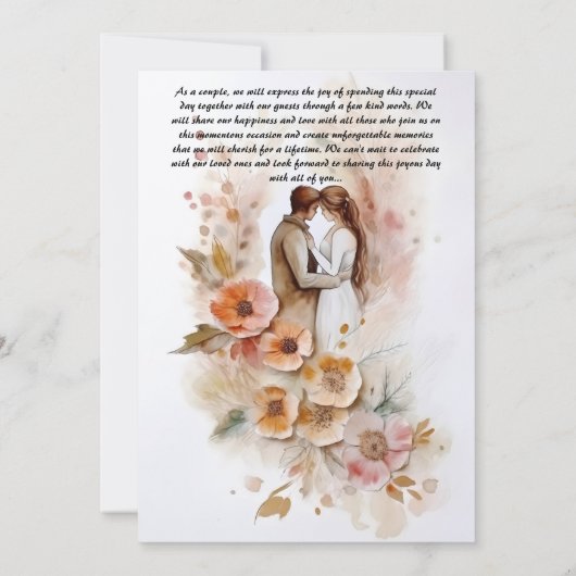 Faire-part de mariage (Dos)