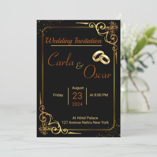 Faire-part de mariage (Debout devant)