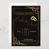 Faire-part de mariage (Devant / Derrière)