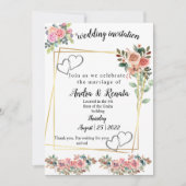 Faire-part de mariage (Devant)