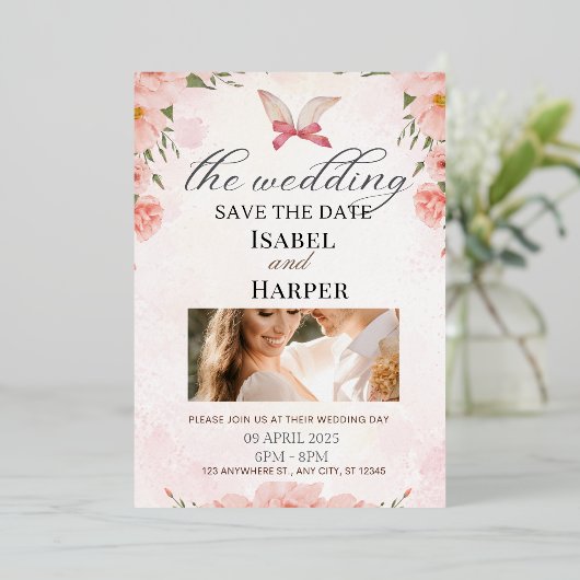 Faire-part de mariage (Debout devant)