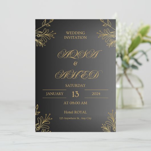 Faire-part de mariage (Debout devant)