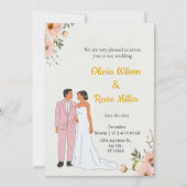 Faire-part de mariage (Devant)