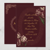 faire-part de mariage (Devant / Derrière)