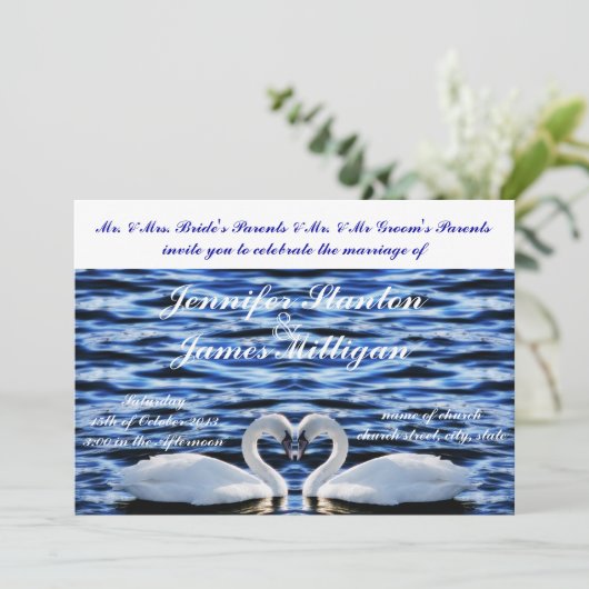 Faire-part de mariage (Debout devant)