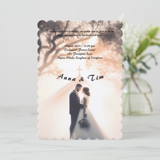 Faire-part de mariage (Debout devant)